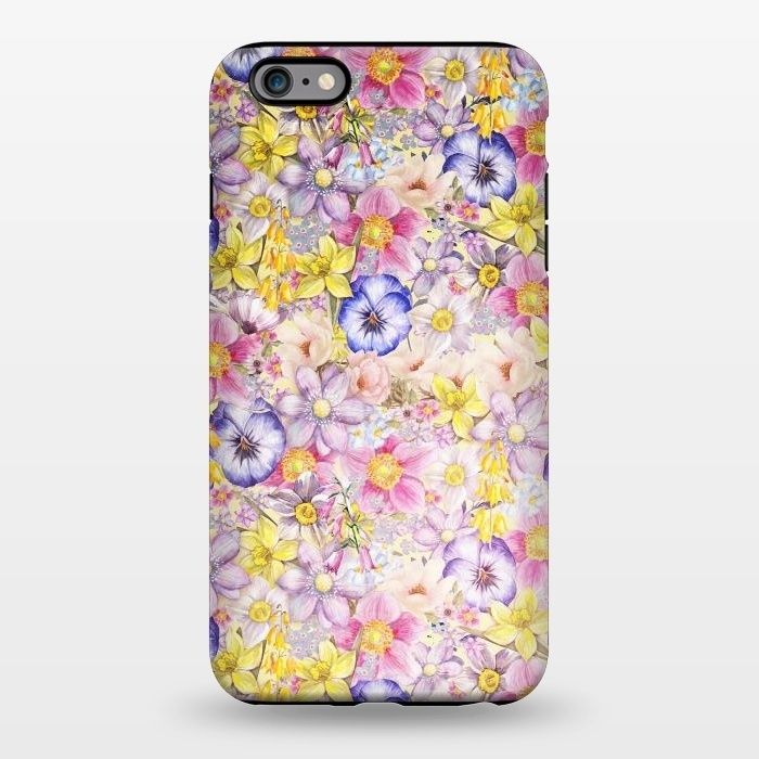 iPhone 6/6s plus StrongFit Lovely Spring Pansy Pattern by  Utart