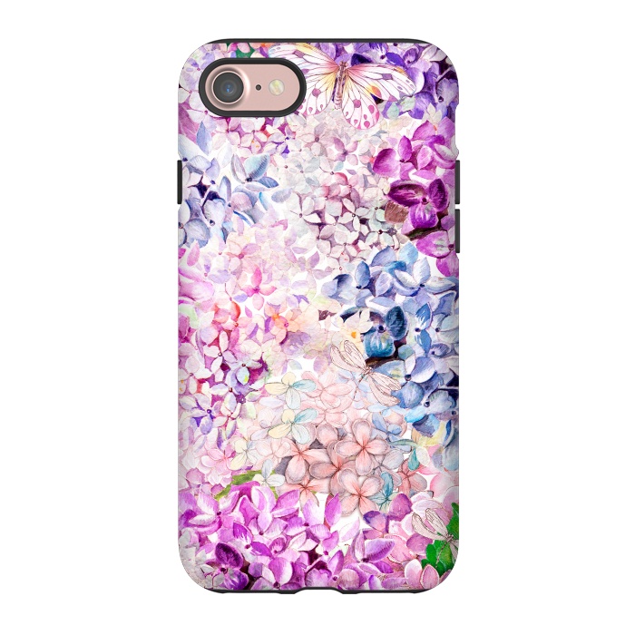 iPhone 7 StrongFit Purple Lilacs and Hydrangea by  Utart
