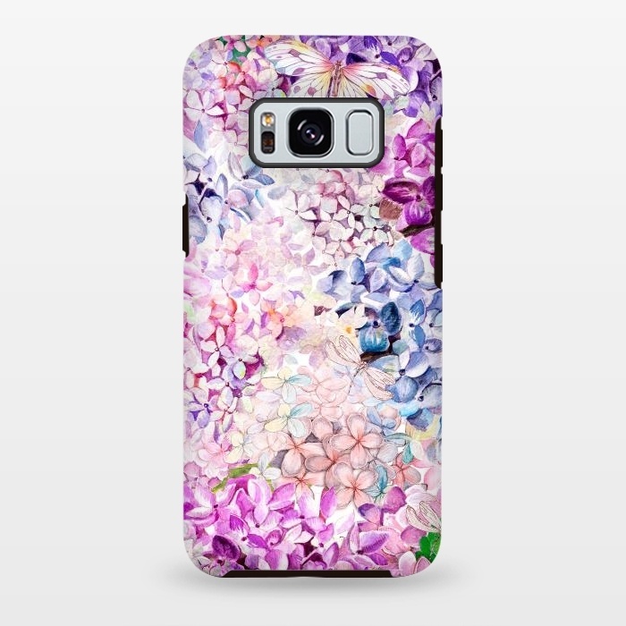 Galaxy S8 plus StrongFit Purple Lilacs and Hydrangea by  Utart