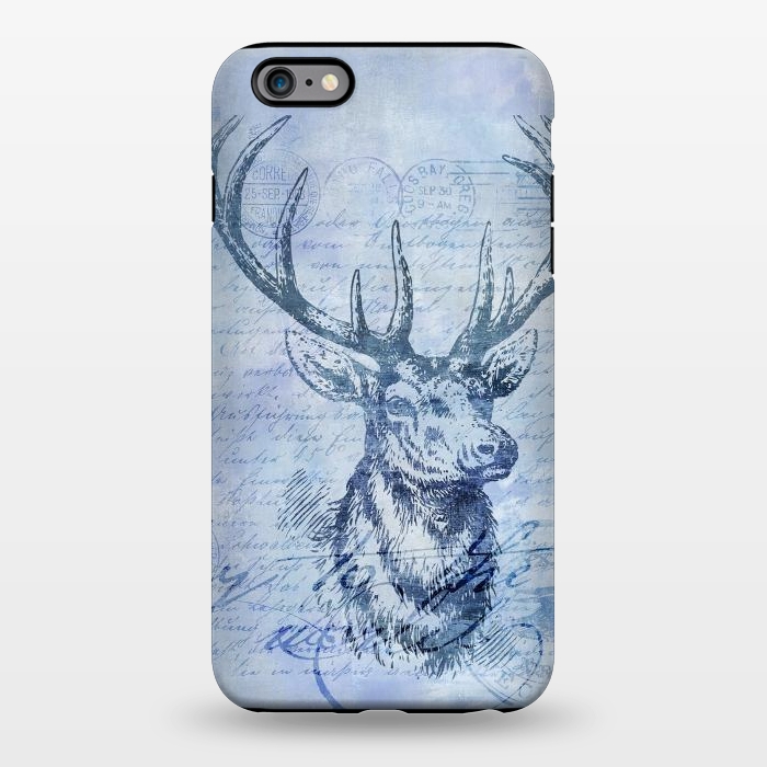 iPhone 6/6s plus StrongFit Blue Nostalgic Deer by Andrea Haase