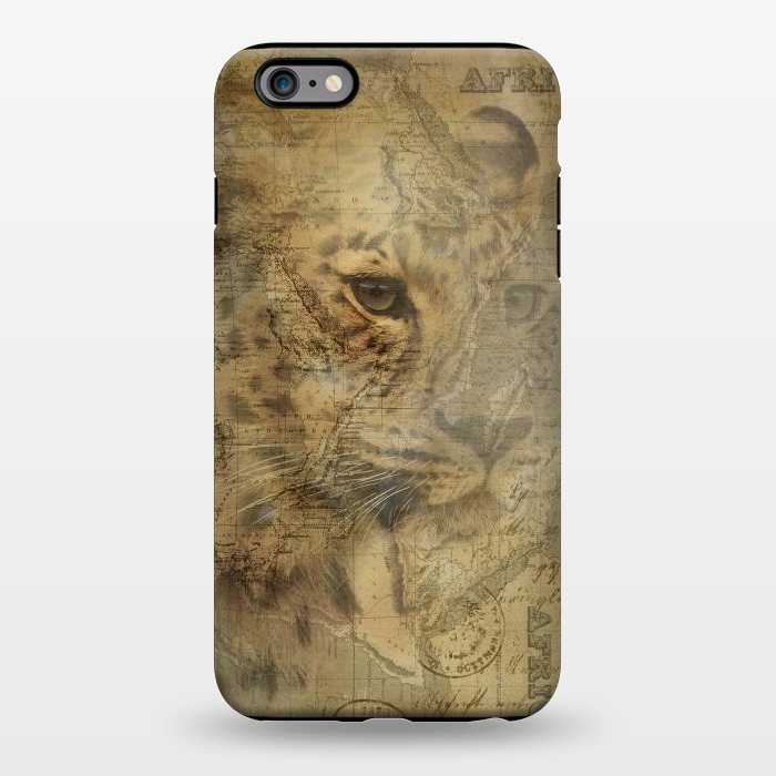 iPhone 6/6s plus StrongFit Cheetah Vintage Style by Andrea Haase