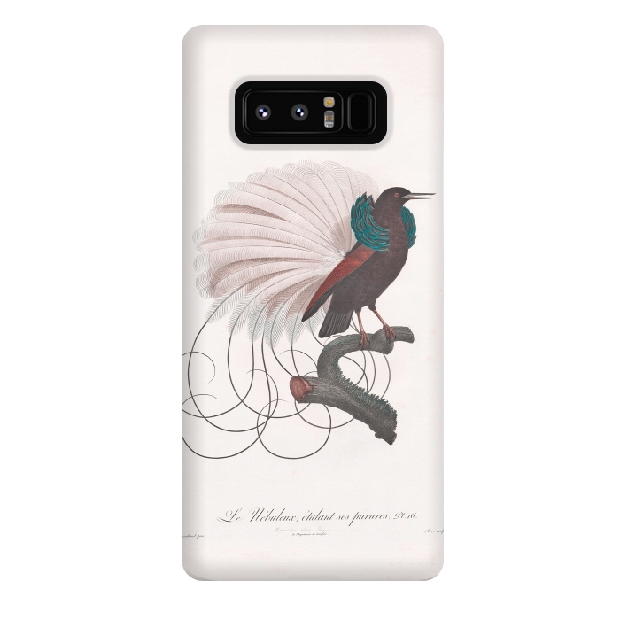 Galaxy Note 8 StrongFit Extravagant Vintage  Bird by Andrea Haase