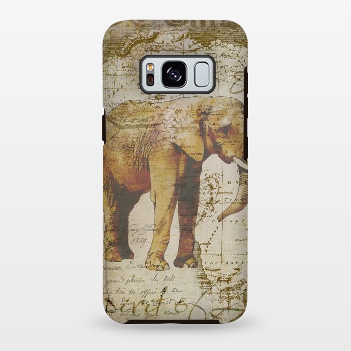 Galaxy S8 plus StrongFit African Elephant by Andrea Haase