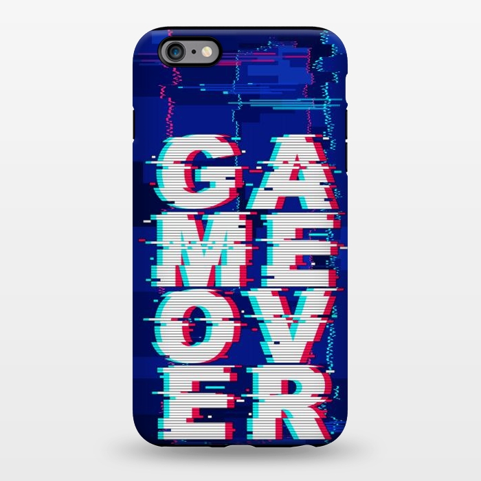 iPhone 6/6s plus StrongFit Game Over Glitch Text Distorted by BluedarkArt