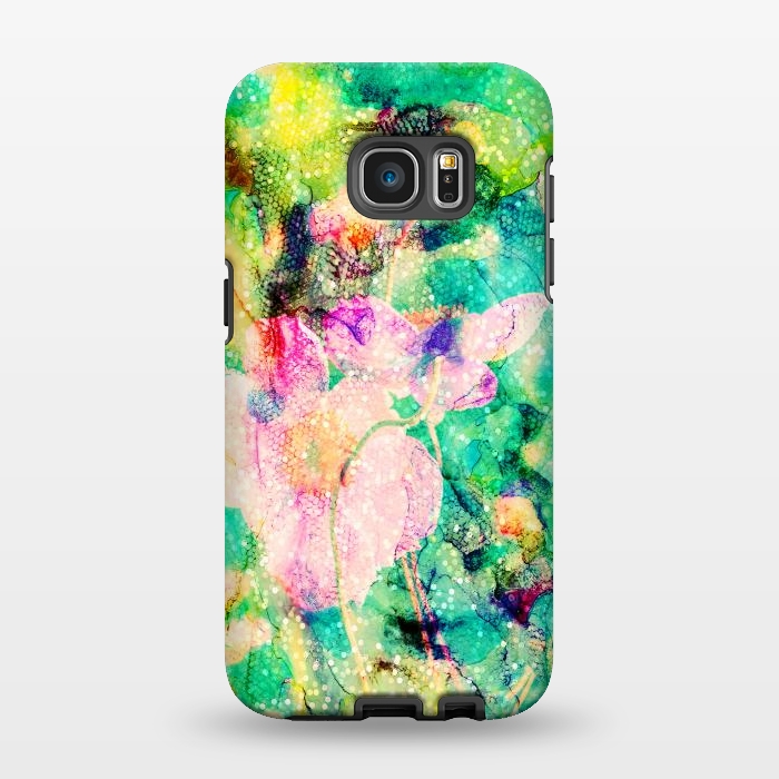Galaxy S7 EDGE StrongFit Alcohol inks 1 by haroulita