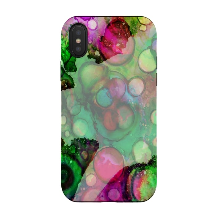 iPhone Xs / X StrongFit Alcohol ink 2 by haroulita