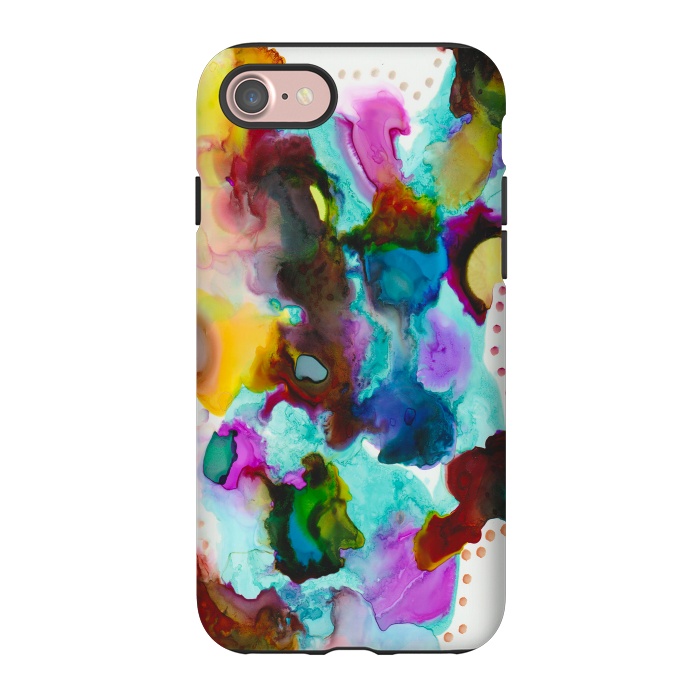 iPhone 7 StrongFit Alcohol ink 4 by haroulita