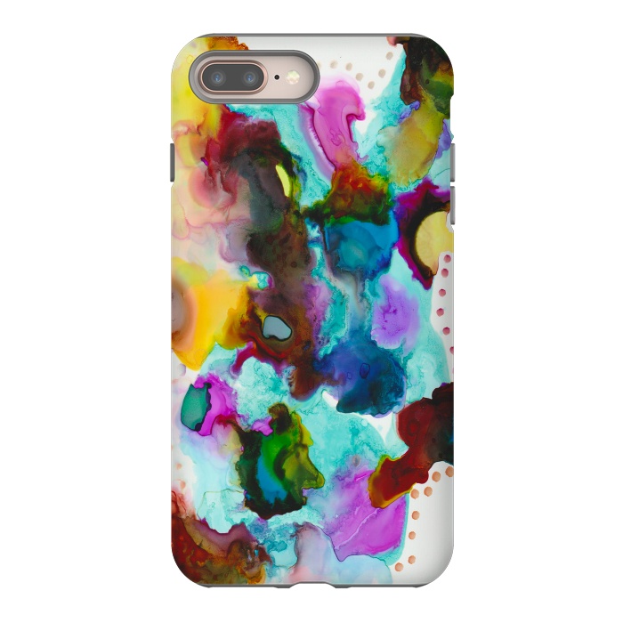 iPhone 7 plus StrongFit Alcohol ink 4 by haroulita