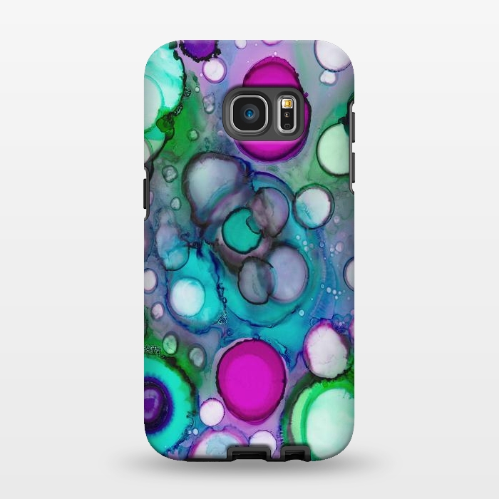 Galaxy S7 EDGE StrongFit Alcohol ink 7 by haroulita