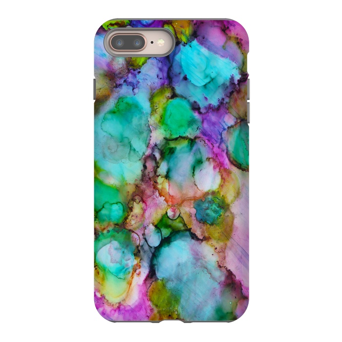 iPhone 7 plus StrongFit Alcohol ink 8 by haroulita