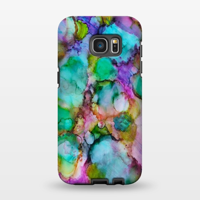 Galaxy S7 EDGE StrongFit Alcohol ink 8 by haroulita