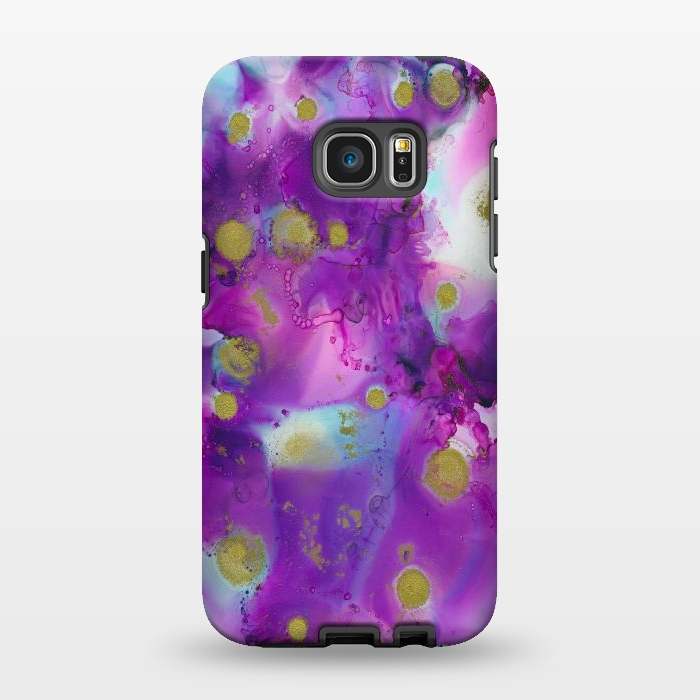 Galaxy S7 EDGE StrongFit Alcohol ink 9 by haroulita
