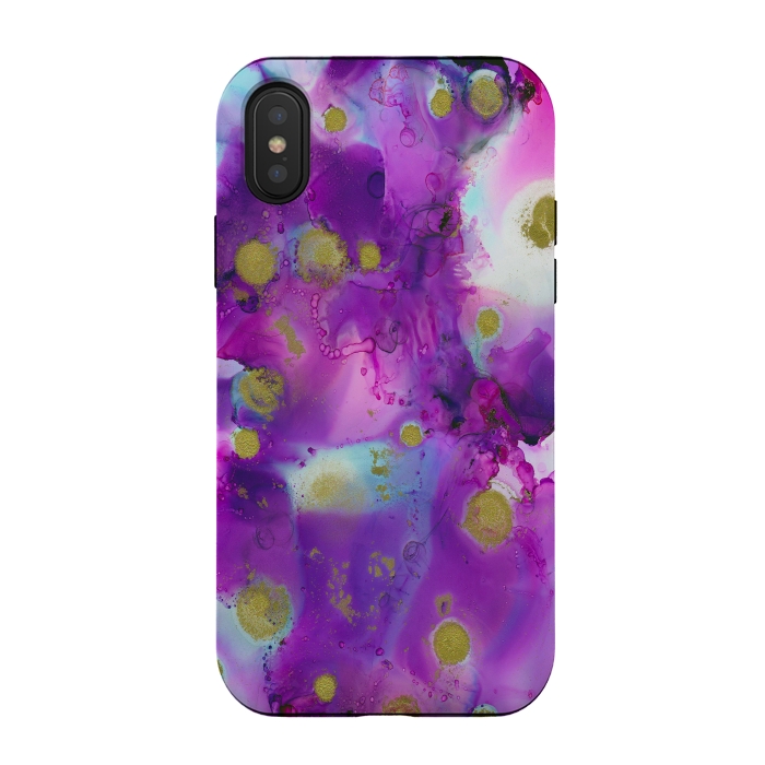 iPhone Xs / X StrongFit Alcohol ink 9 by haroulita