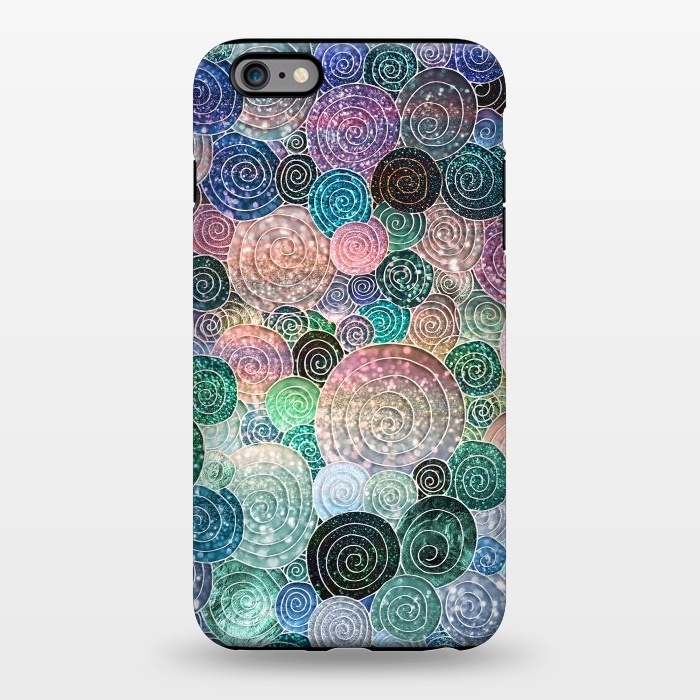 iPhone 6/6s plus StrongFit Multicolor Trendy Dots and Circles  by  Utart