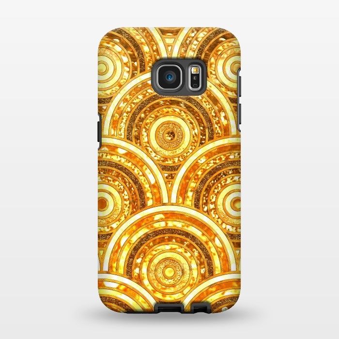 Galaxy S7 EDGE StrongFit aztec gold by  Utart