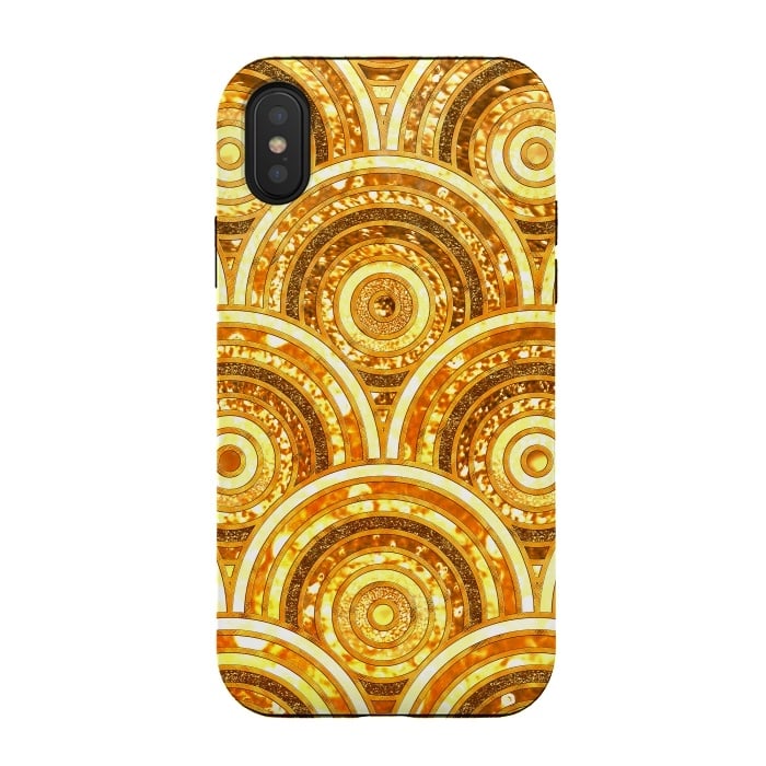 iPhone Xs / X StrongFit aztec gold by  Utart