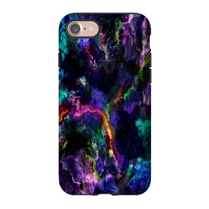 iPhone 7 StrongFit Colorful marble by haroulita