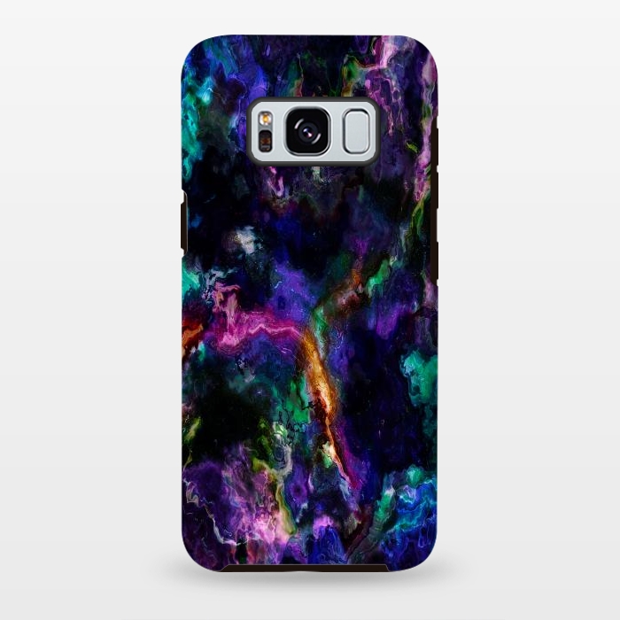 Galaxy S8 plus StrongFit Colorful marble by haroulita
