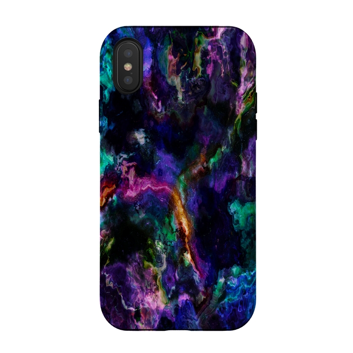 iPhone Xs / X StrongFit Colorful marble by haroulita