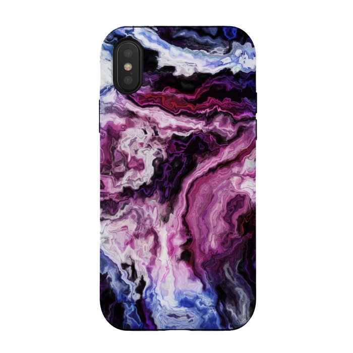 iPhone Xs / X StrongFit wavy marble i by haroulita