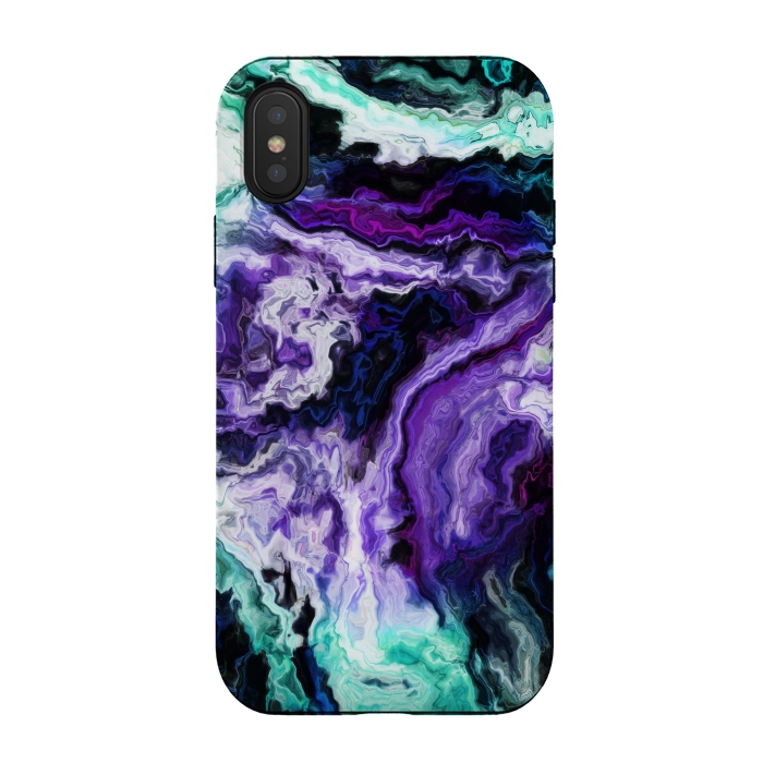 iPhone Xs / X StrongFit wavy marble ii by haroulita
