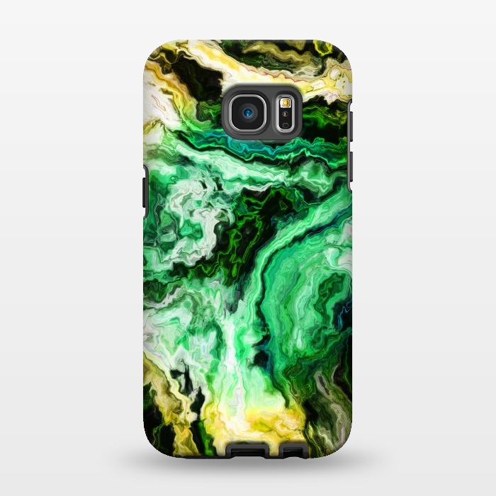 Galaxy S7 EDGE StrongFit wavy marble iii by haroulita