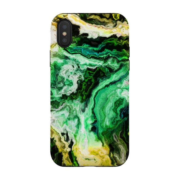 iPhone Xs / X StrongFit wavy marble iii by haroulita