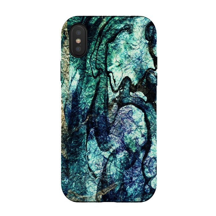 iPhone Xs / X StrongFit Texture marble by haroulita