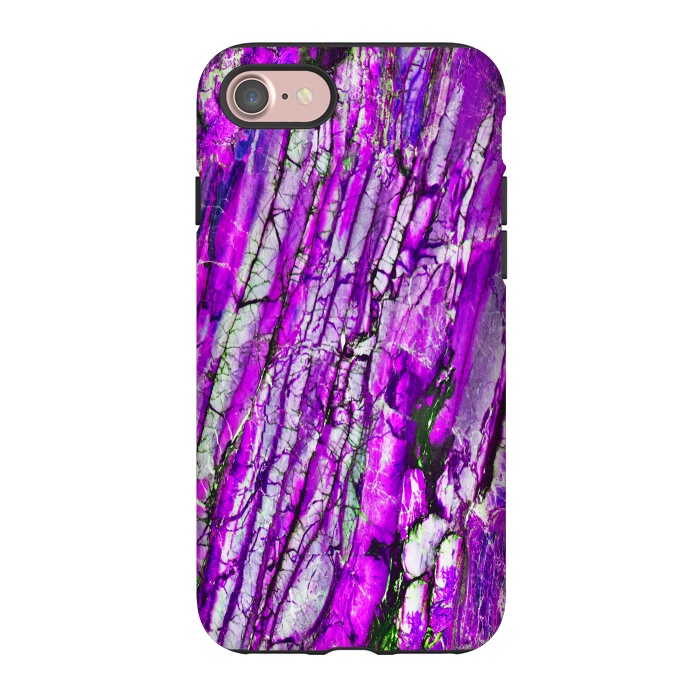 iPhone 7 StrongFit ultra violet texture marble by haroulita