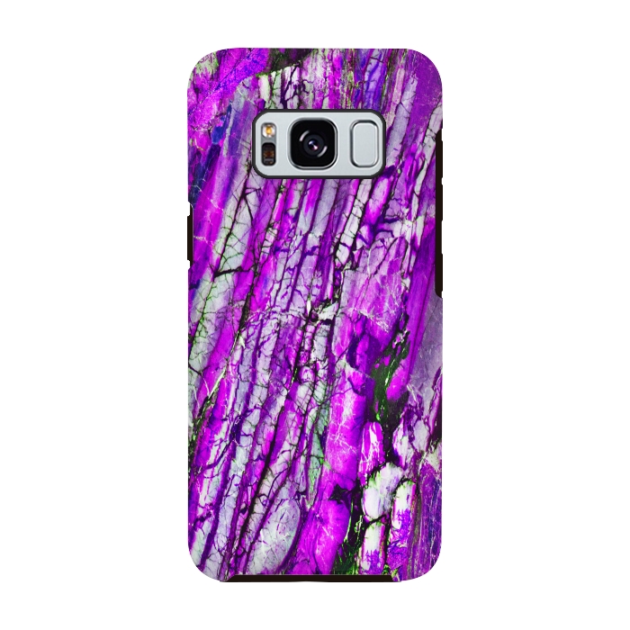 Galaxy S8 StrongFit ultra violet texture marble by haroulita