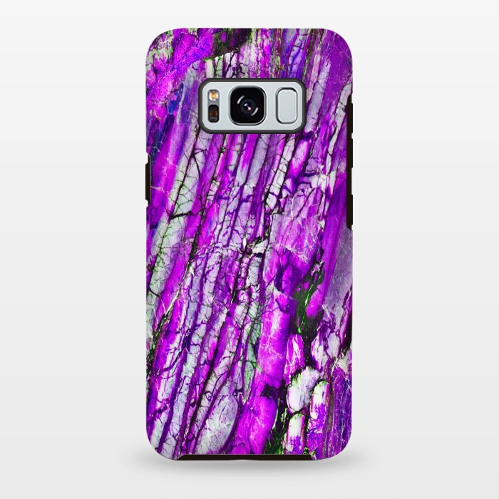 Galaxy S8 plus StrongFit ultra violet texture marble by haroulita