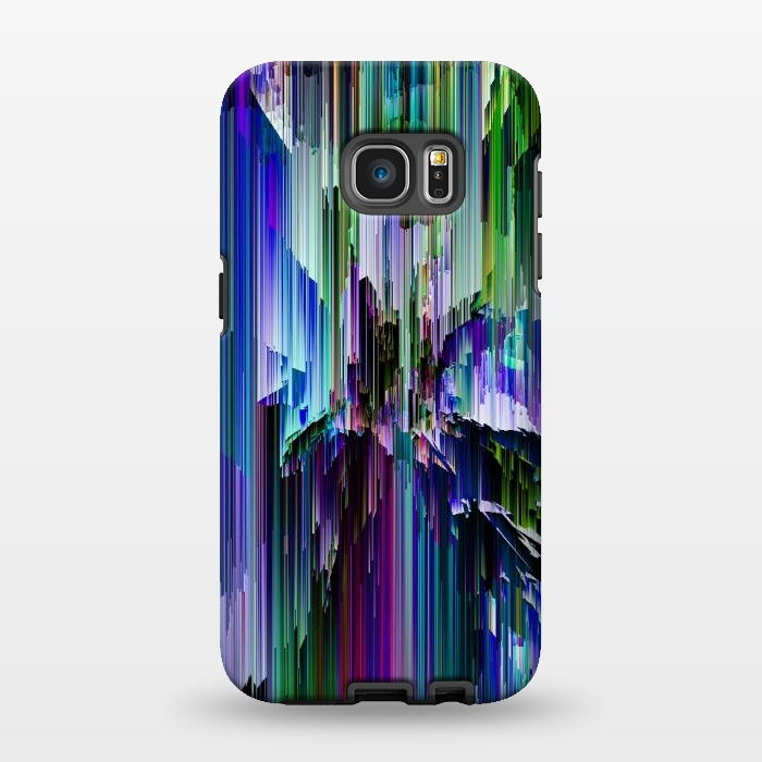 Galaxy S7 EDGE StrongFit glitchy rain i by haroulita