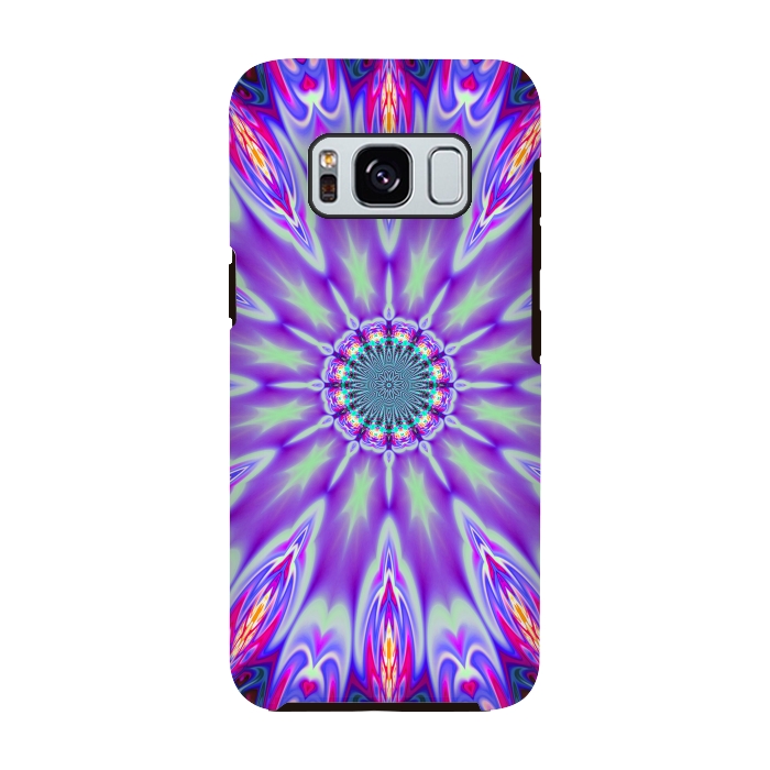 Galaxy S8 StrongFit ultra violet mandala by haroulita