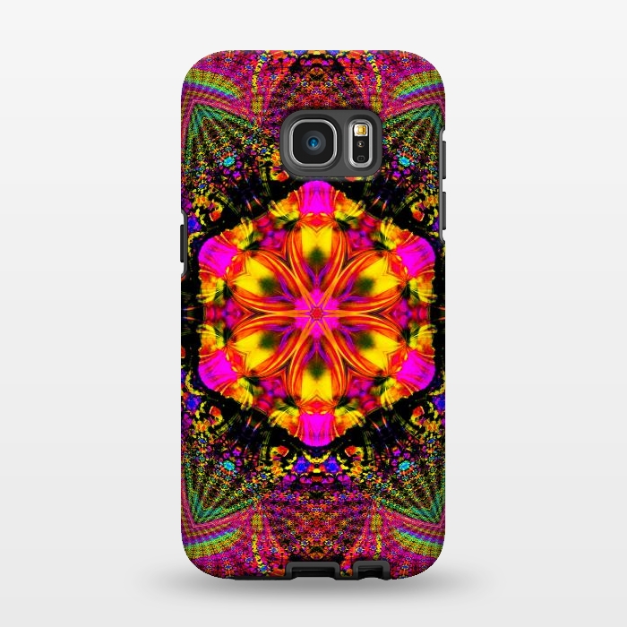 Galaxy S7 EDGE StrongFit Kaleidoscope mandala iii by haroulita