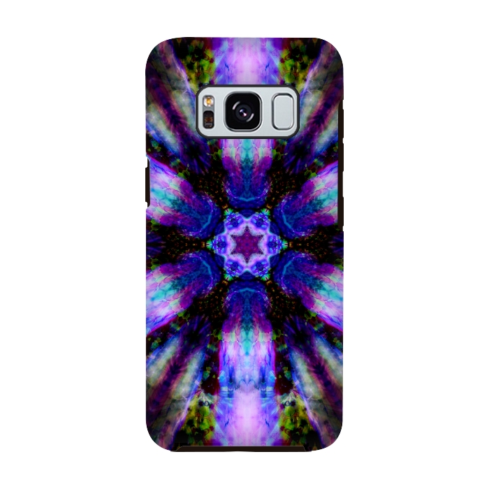 Galaxy S8 StrongFit Ultra violet ink mandala by haroulita