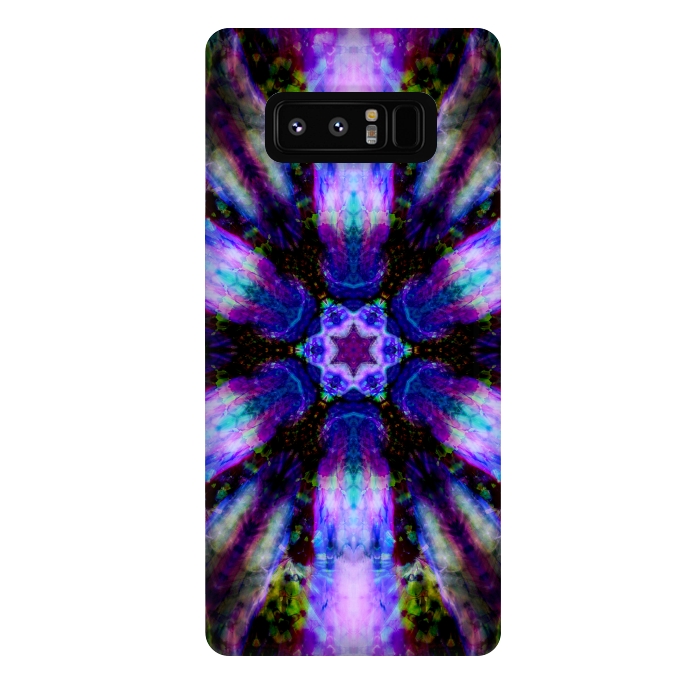 Galaxy Note 8 StrongFit Ultra violet ink mandala by haroulita