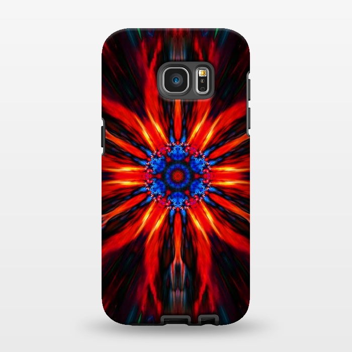Galaxy S7 EDGE StrongFit fire mandala by haroulita