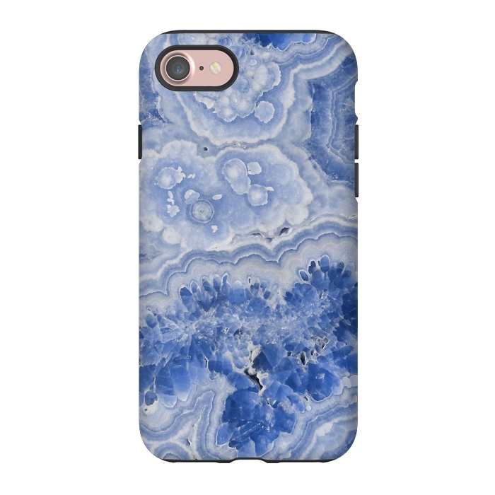iPhone 7 StrongFit Light Blue Chrystal Agate by  Utart