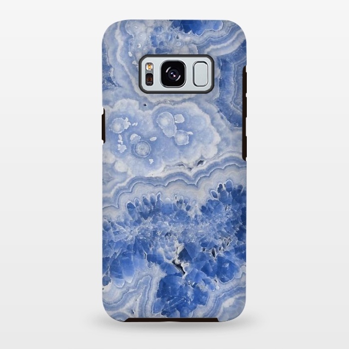 Galaxy S8 plus StrongFit Light Blue Chrystal Agate by  Utart