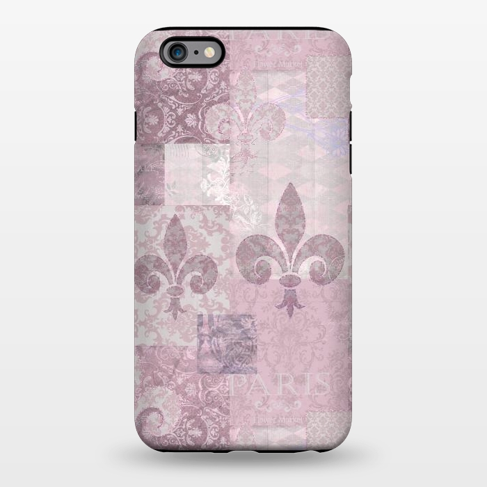iPhone 6/6s plus StrongFit Romantic Vintage Pattern Soft Pink by Andrea Haase