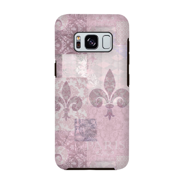 Galaxy S8 StrongFit Romantic Vintage Pattern Soft Pink by Andrea Haase