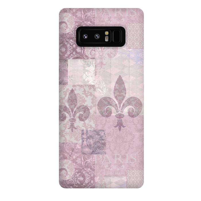 Galaxy Note 8 StrongFit Romantic Vintage Pattern Soft Pink by Andrea Haase