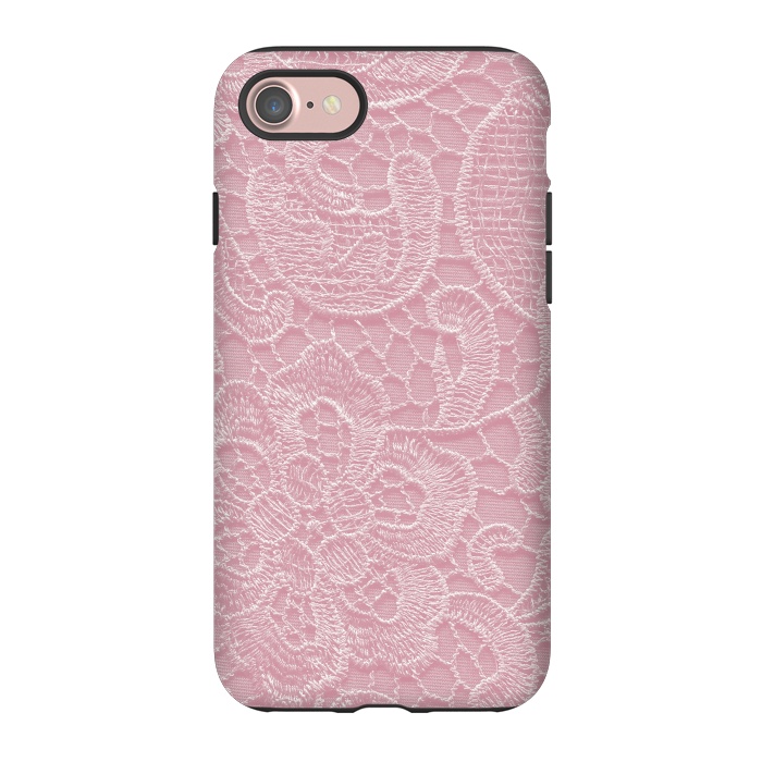 iPhone 7 StrongFit Pink Lace by Andrea Haase