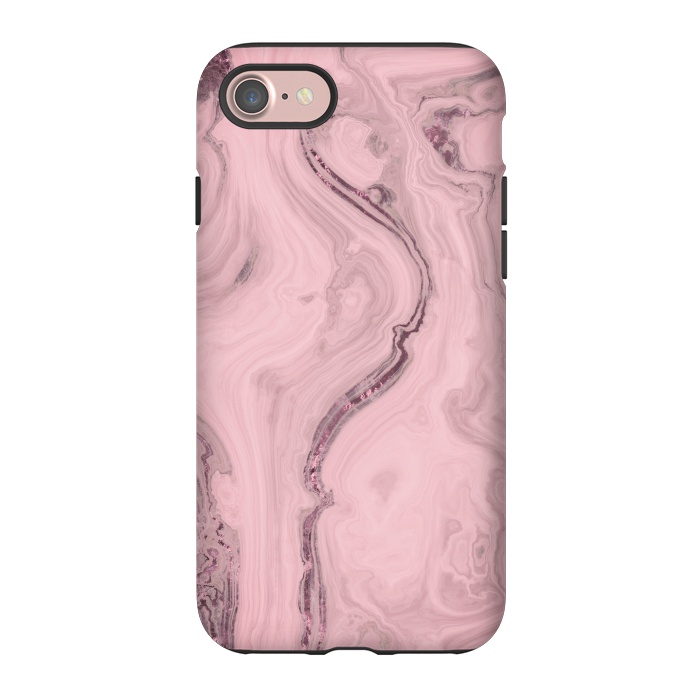 iPhone 7 StrongFit Glamorous Marble Pink 2 by Andrea Haase