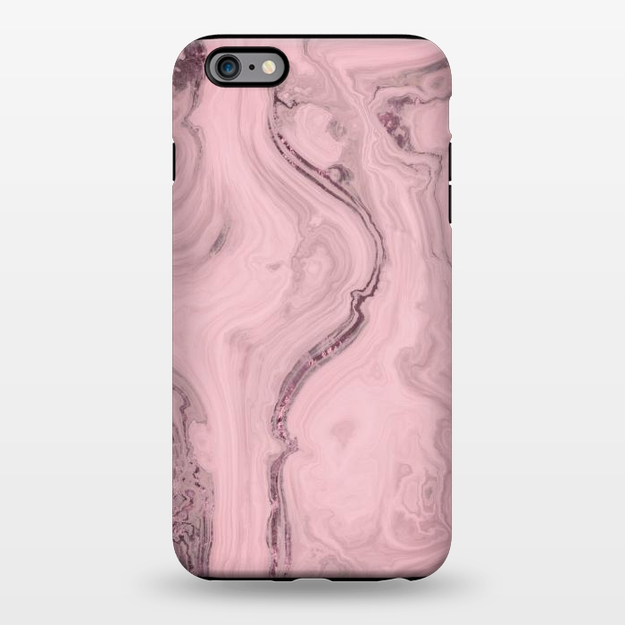 iPhone 6/6s plus StrongFit Glamorous Marble Pink 2 by Andrea Haase