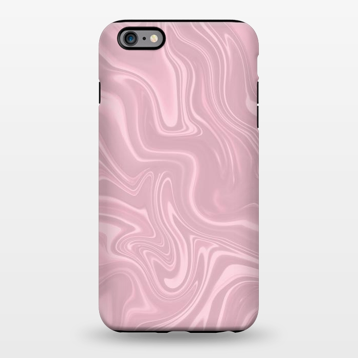 iPhone 6/6s plus StrongFit Marbled Pink Paint 2 by Andrea Haase