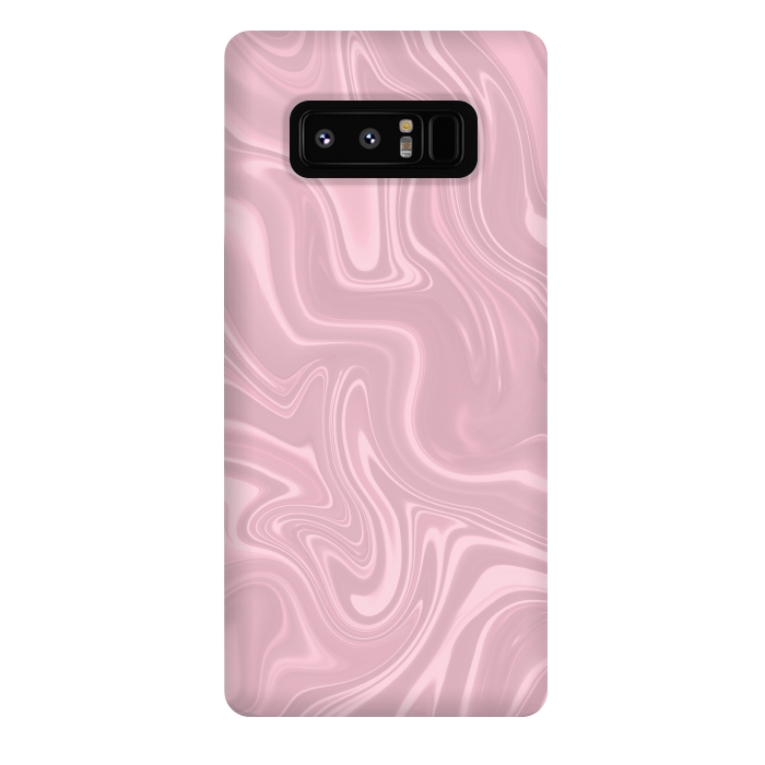 Galaxy Note 8 StrongFit Marbled Pink Paint 2 by Andrea Haase