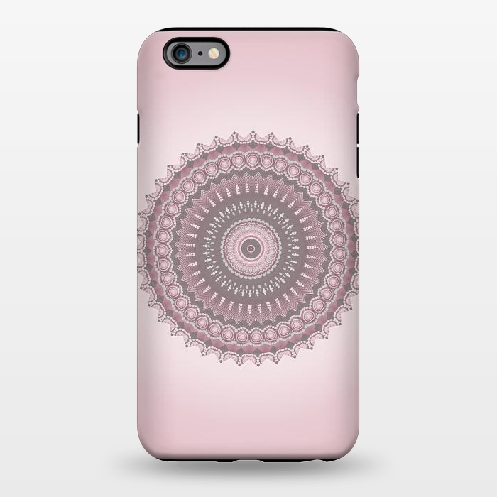 iPhone 6/6s plus StrongFit Soft Pink Mandala Design by Andrea Haase