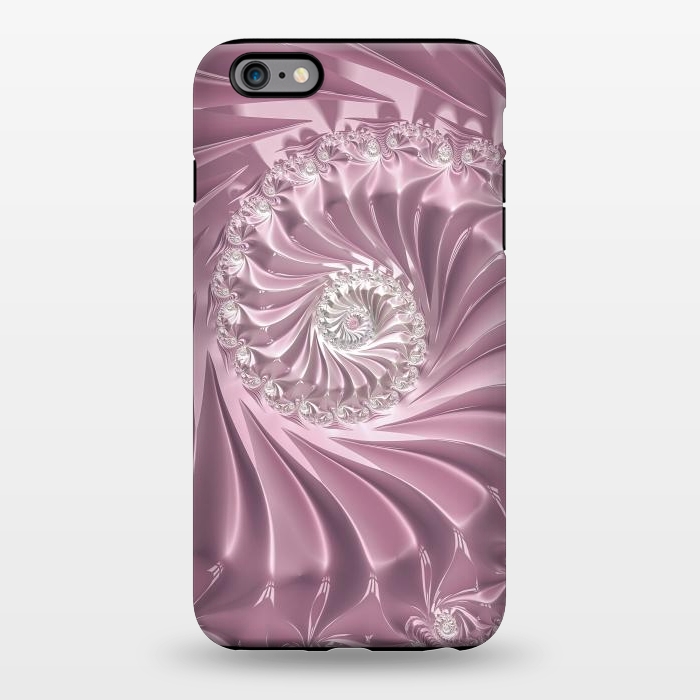 iPhone 6/6s plus StrongFit Soft Pink Glamorous Fractal by Andrea Haase
