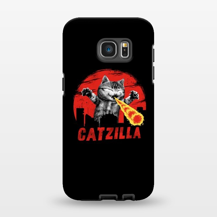 Galaxy S7 EDGE StrongFit Catzilla by Vincent Patrick Trinidad